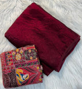 Space silk satin