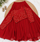 Georgette lehenga set