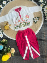 Kids Lotus dhoti kurta