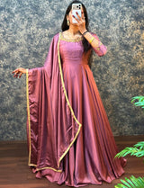 Handwork Gown with Dupatta