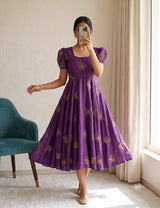 Ranngoli silk Gown