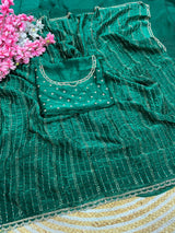 Rain drop Space silk jarkan saree