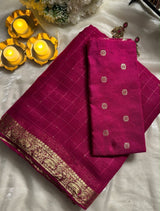 Viscous Georgette with sequence work