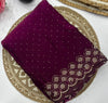 Space silk jarkhan work sarees