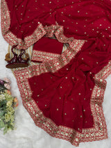 Fox Georgette saree