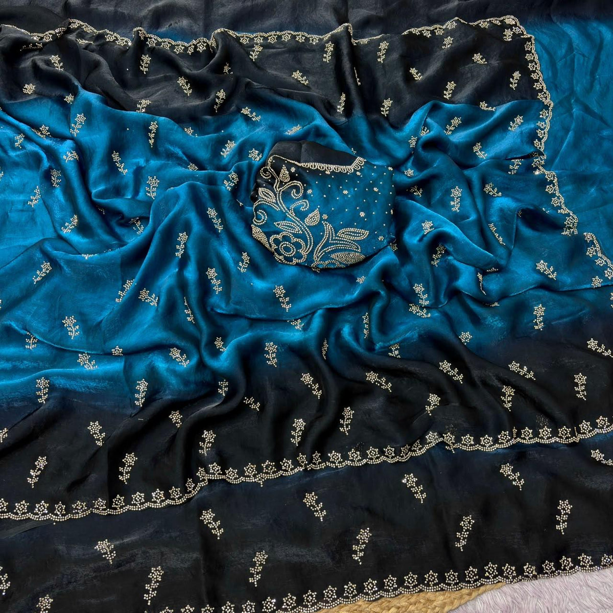 Space silk sarees