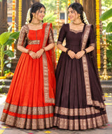 Premium vichitra silk