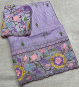 Space silk Embroidery
