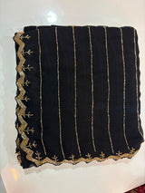 Lines cardana work sarees