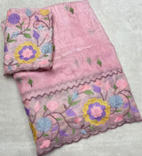 Space silk Embroidery