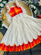 Kerala Sunrise Bloom Kids Lehenga