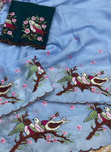 Premium georgette sarees