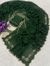 Ranngoli crushed sarees