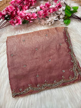 Single line Premium Space silk handwork sarees