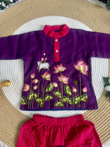 Kids Lotus dhoti kurta