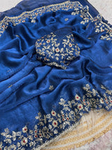 Space silk Chiffon Dual ton