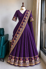 Viscouse georgette lehenga
