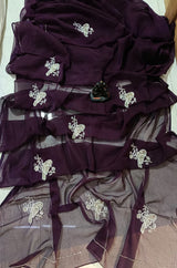 Chiffon Handwork sarees