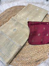 Viscous crepe saree