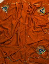 Rangolii Crushed saree