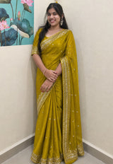 Space silk sarees with butti work