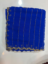 Lines cardana work sarees