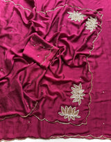 Ranggoli Crush handwork saree