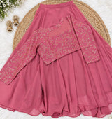 Georgette lehenga set