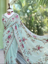 Faux Georgette Sarees