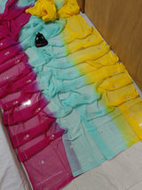 Himaja InspiredButter chiffon saree