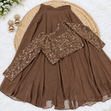 Georgette lehenga set
