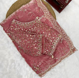 Premium Space silk with beads work