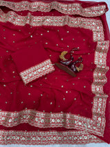 Fox Georgette saree