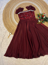 Premium Space Silk Gown