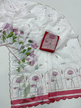 Floral Tebby Silk Saree