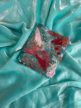 Space silk sattin with imported blouse