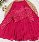 Georgette lehenga set