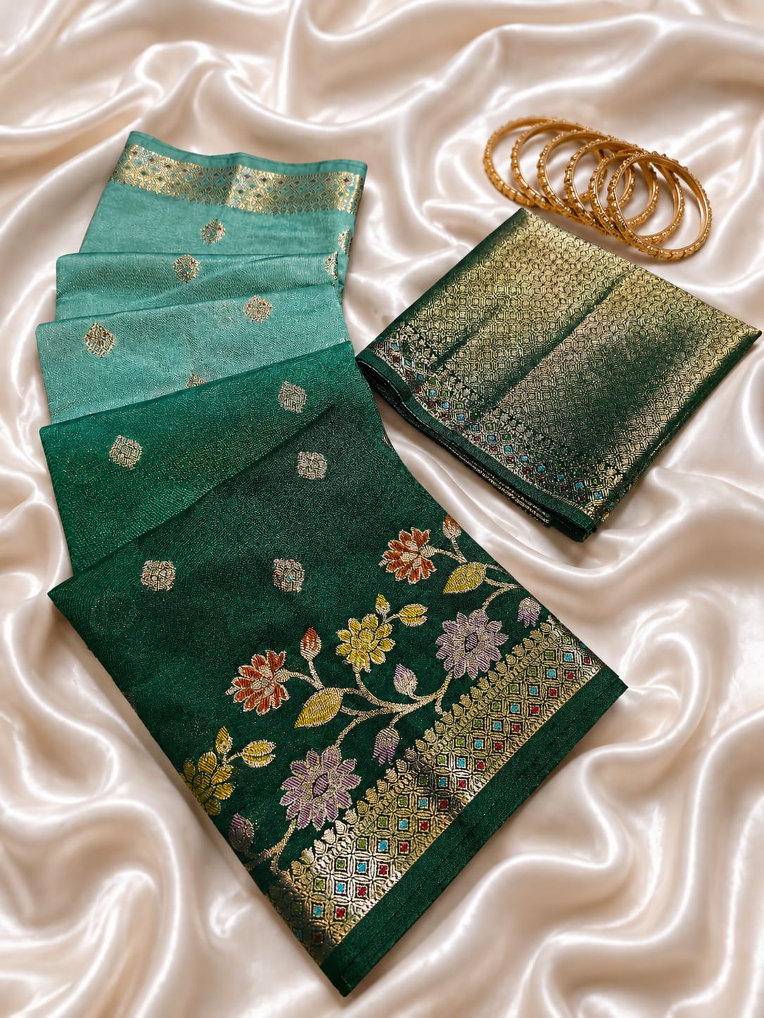 Banarasi viscose silk saree