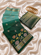 Banarasi viscose silk saree