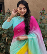 Himaja InspiredButter chiffon saree