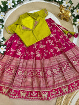 Contrast Kids Lehenga-Choli