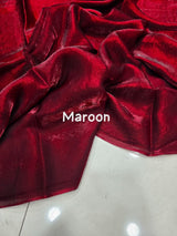 Space silk sattin sarees