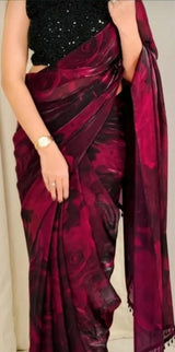 Space silk blood Red