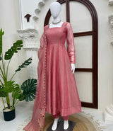 Designer Gown with Pent Set – Elegant Ethnic Wear