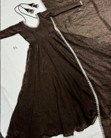 Space Silk Crush Gown