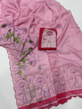 Floral Tebby Silk Saree