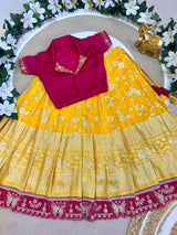 Contrast Kids Lehenga-Choli