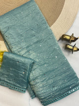 Crush silk saree