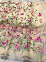 Kota embroidery work sarees