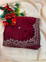 Premium Space silk handwork sarees